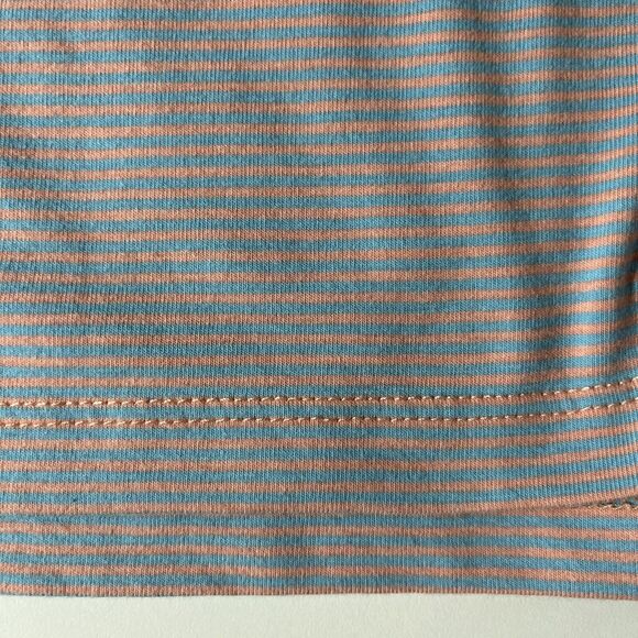 Vineyard Vines Polo Shirt Edgartown Mens Size XL Striped Pima Blend Golf Stretch - Picture 8 of 9